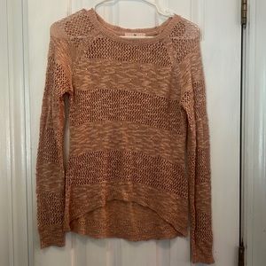 Pink republic size xs rose gold sweater.